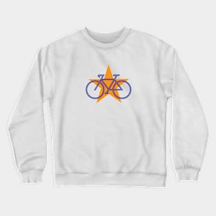 Bike Star purple and gold Crewneck Sweatshirt